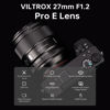 Picture of VILTROX 27mm F1.2 Pro E Mount Lens, 27mm f/1.2 Autofocus Large Aperture APS-C Prime Lens Compatible with Sony E Mount Mirrorless a6500 a6600 a6700 a7 a7iv a7iii a7c