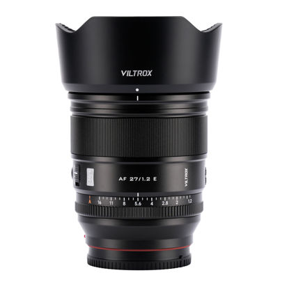 Picture of VILTROX PRO 27mm f/1.2 E for Sony e-Mount, 27mm f1.2 Auto Focus Prime Lens for Sony E Mount Mirrorless a7 a6700 a6500 (27mm f/1.2)