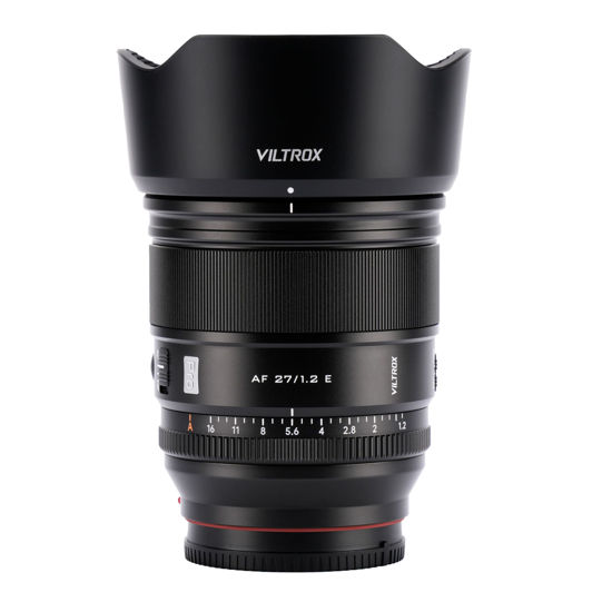 Picture of VILTROX PRO 27mm f/1.2 E for Sony e-Mount, 27mm f1.2 Auto Focus Prime Lens for Sony E Mount Mirrorless a7 a6700 a6500 (27mm f/1.2)