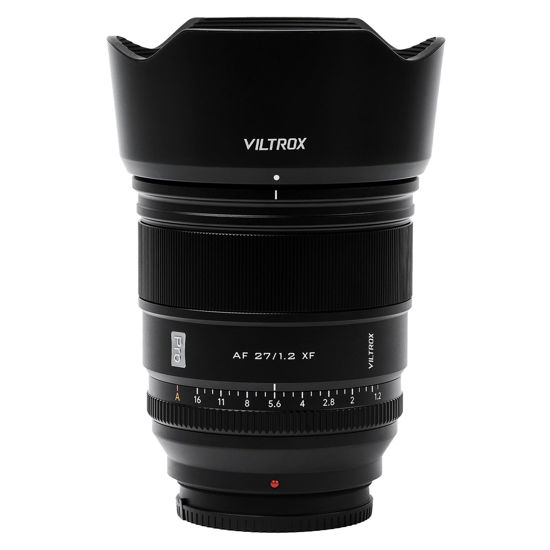 Picture of VILTROX 27mm F1.2 Pro Level XF Fuji Autofocus Lens f/1.2 Large Aperture APS-C Lens Compatible with Fuji X-Mount Mirrorless Cameras XH2S XH2 XT5 XT4 XT3 XS20 XT30 II XT200