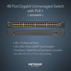 Picture of NETGEAR 48-Port Gigabit Ethernet Unmanaged PoE+ Switch (GS348PP) - with 24 x PoE+ @ 380W, Desktop or Rackmount