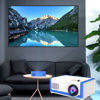 Picture of Mini Projector,Full HD 1080P Home 𝖳𝗁𝖾𝖺𝗍𝖾𝗋 Video Projector,Portable Outdoor Movie Projector with USB Interfaces and Remote Control,LED Video Projector supports HDMI on-screen