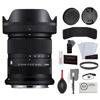 Picture of Sigma 18-50mm f/2.8 DC DN Contemporary Lens | Canon RF Mount Bundled with UV Filter + Photo Starter Kit + Cleaning Cloth (4 Items)