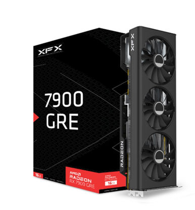 Picture of XFX Radeon RX 7900GRE Gaming Graphics Card with 16GB GDDR6, AMD RDNA 3 RX-79GMERCB9