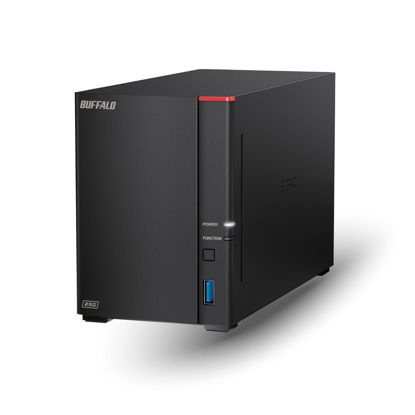 Picture of BUFFALO LinkStation 720 16TB 2-Bay Home Office Private Cloud Data Storage with Hard Drives Included/Computer Network Attached Storage/NAS Storage/Network Storage/Media Server/File Server