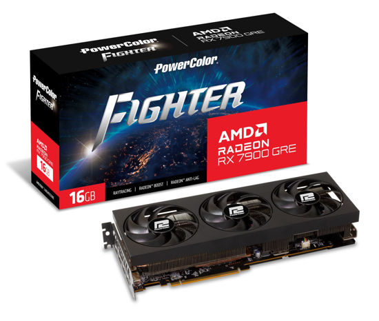 Picture of PowerColor Fighter AMD Radeon RX 7900 GRE Graphics Card 16GB GDDR6