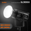 Picture of Godox SL300III SL300WIII LED Continuous Video Light+RC-A6 Remote,330W 5600K±200K Bowens Mount Daylight Balanced 99300Lux@1m,CRI 96+ TLCI 97+,8 FX Effects,Ultra Silent Photography Light,APP Control