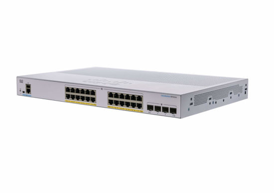 Picture of Cisco Business CBS250-24P-4G Smart Switch | 24 Port GE | PoE | 4x1G SFP | Limited Lifetime Protection (CBS250-24P-4G-NA)