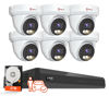 Picture of Anpviz 8CH 4K PoE Security Camera System, 6pcs 8MP Wired PoE Cameras with Person Vehicle Detection, Smart Dual Light Color Night Vision, 4K/8MP 8CH NVR with 2TB HDD for Business Home(U Series)