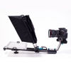 Picture of MAGICUE Mobile Teleprompter System | Carbon Fiber and Aluminum Build | Nylon Hood and Anti-Glare Visor | 13" Diagonal 60/40 Beam Splitter Glass | iPad Tablet Smartphone Compatible Up to 15"