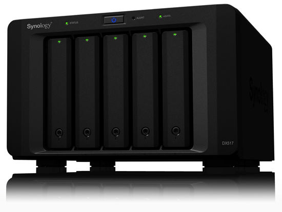 Picture of Synology 5bay Expansion Unit DX517 (Diskless) 157 mm x 248 mm x 233 mm