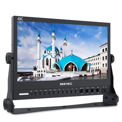 Picture of SEETEC P133-9HSD 13.3 Inch Pro SDI Broadcast Monitor Professional LCD Director Studio Production Monitoring IPS Screen Full HD 1920×1080 Aluminum Design with 3G-SDI 4K HDMI AV YPbPr