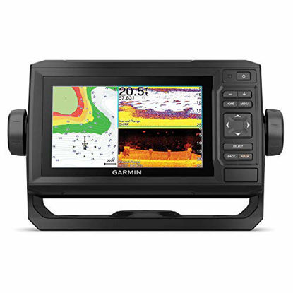 Picture of Garmin ECHOMAP UHD 63cv, Keyed Chartplotter with U.S. LakeVu? g3 and GT24UHD-TM transducer & 010-11617-10, 10' Transducer Extension Cable for The Echo Series