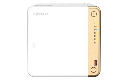 Picture of QNAP TS-462-4G-US 4 Bay Multimedia Desktop NAS with Intel Celeron Dual-core Processor with M.2 PCIe Slots and PCIe expandability and 2.5GbE (2.5G/1G/100M) Network Connectivity (Diskless)