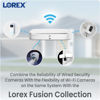 Picture of Lorex Fusion 4K PoE Outdoor/Indoor Smart Home Security Camera System, 2TB NVR, White - 3 Bullet IP Cameras, 16 Channel (Wired & WiFi Fusion) Surveillance, Human/Vehicle Detection, Color Night Vision