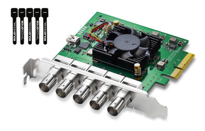 Picture of Blackmagic Design DeckLink Duo 2 PCIe Capture and Playback Card | Up to 1080p60 | 4 Channel 3G-SDI | includes SolidSignal Cable Ties | Authorized Dealer | BDLKDUO2