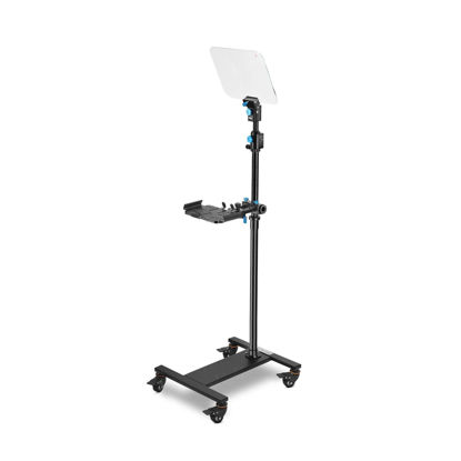 Picture of PROAIM Telescopic Speech Teleprompter for Monitor/Tablet/Tab. Adjustable 60/40 Beam Splitter Glass & Stand. Ensures Confident & Easy Speech Delivery at Conference, News Presentation etc (TP-SPH-01)