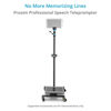 Picture of PROAIM Telescopic Speech Teleprompter for Monitor/Tablet/Tab. Adjustable 60/40 Beam Splitter Glass & Stand. Ensures Confident & Easy Speech Delivery at Conference, News Presentation etc (TP-SPH-01)