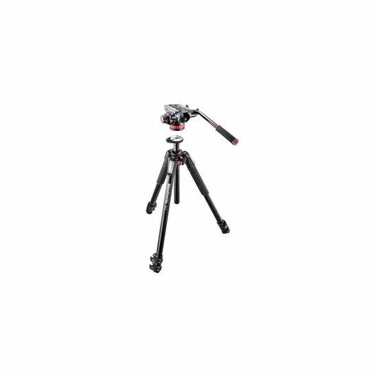 Picture of Manfrotto MVK502055XPRO3 Photo Video Hybrid Kit with 502 Series Head, Black