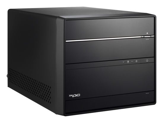 Picture of Shuttle XPC Cube SH570R6 Mini Barebone PC Intel H570 Supports 125W 11th/10th Gen Rocket Lake/Comet Lake CPU No RAM No HDD/SSD No CPU No OS 300W 80 Plus Bronze Flex PSU, Black