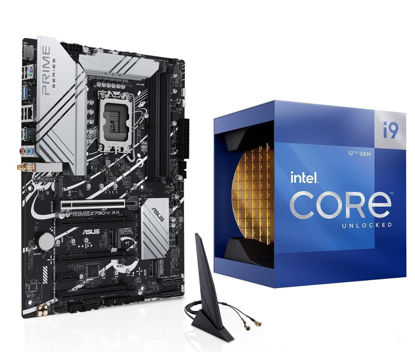 Picture of INLAND CPU Motherboard Combo - Intel Core i9-12900K Desktop Processor 16 (8P+8E) Cores up to 5.2 GHz with Integrated Graphics Bundle with ASUS Prime Z790-V AX WiFi DDR5 Motherboard