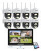 Picture of ZOSI 2K Wireless Security Camera System with 12.5in LCD Monitor,8pcs 3MP Outdoor Indoor Pan/Tilt Cameras,2 Way Audio, Night Vision,Human Detection,8CH Home WiFi NVR with 2TB HDD for 24/7 Recording