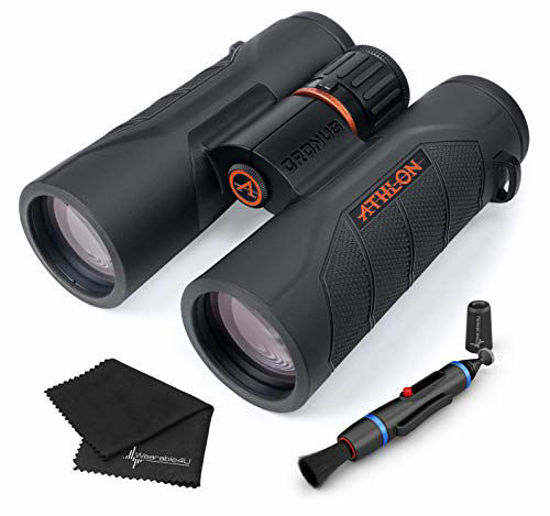 Picture of Athlon Optics Cronus G2 10x42 UHD Binoculars with Included Wearable4U Lens Cleaning Pen and Lens Cleaning Cloth Bundle