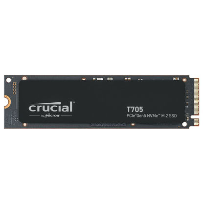 Picture of Crucial New 2024 T705 4TB PCIe Gen5 NVMe M.2 SSD - Up to 14,100 MB/s - Game Ready - Internal Solid State Drive (PC) - +1mo Adobe CC - CT4000T705SSD3