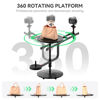 Picture of 360 Rotating Platform, 360 Professional Photography Turntable, 360 Degree Spinner Camera Slider Rotating Photo Video Platform for Commercial Video, Product Photography with Flight Case