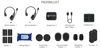 Picture of Hollyland Solidcom C1 Full-Duplex Wireless Intercom Headset System for 2 Users Up to 1000ft - 2 Single Ear Headsets with SolidSignal Cleaning Wipes and Disposable Ear Covers Bundle (C1-2S)