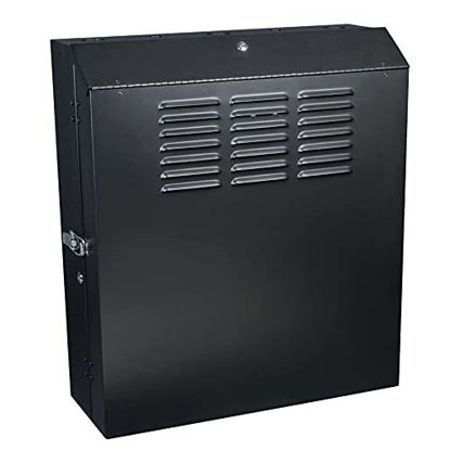 Picture of 5U Vertical Wall Mount Rack Enclosure Cabinet Low Profile, Switch-Depth, 20" Deep, Accommodates Standard 19" Equipment