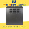 Picture of 5U Vertical Wall Mount Rack Enclosure Cabinet Low Profile, Switch-Depth, 20" Deep, Accommodates Standard 19" Equipment