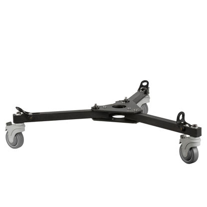 Picture of Ikan E-Image Video Camera Pedestal Dolly for Heavy Duty Tripods, Black (EI-7005)