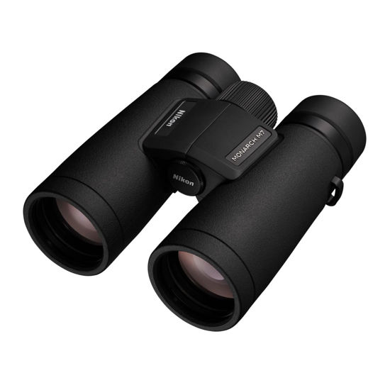 Picture of Nikon Monarch M7 10x42 Binocular | Waterproof, fogproof, Rubber-Armored Full-Size Binocular with ED Glass & Wide View, Locking Diopter, Limited Official Nikon USA Model