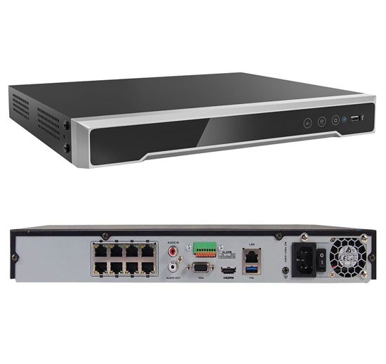 Picture of DS-7608NI-M2/8P 8 Channel POE 8K NVR, 8 POE NVR Network Video Recorder Compatible with HIK POE IP Cameras, Support 2 x 16TB HDD(Not Included)(International English Version)