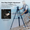 Picture of SmallRig AD-100 FreeBlazer Heavy-Duty Carbon Fiber Tripod System, 78" Video Tripod with One-Step Locking System, 360° Fluid Head and Dual-Mode Quick-Release Plate, Max Load 22 lbs for Camera -3989