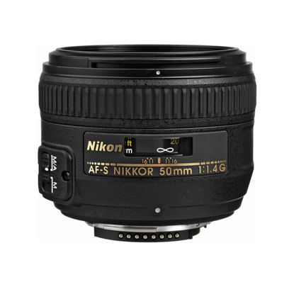 Picture of Nikon AF-S FX NIKKOR 50mm f/1.4G Lens with Auto Focus for Nikon DSLR Cameras