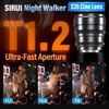 Picture of SIRUI Night Walker 75mm T1.2 S35 Telephoto Cine Lens, Large Aperture Manual Focus Lens (MS75R-G, RF Mount, Metal Grey)