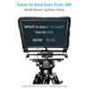 Picture of PROAIM Universal Ultra Large Teleprompter Kit for DSLR Video Camera. for iPad/Standard/Large Tablet/iOS or Android Phone. Readable Range 20ft & 45° Adjustable Frame. (TP-ULTB-01)