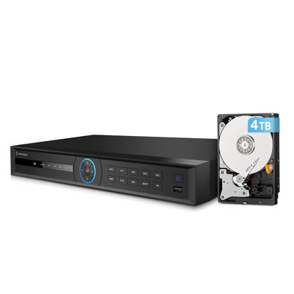 Picture of Amcrest 4K NV5216E-8P-3TB (16CH 1080P/3MP/4MP/5MP/6MP/4K/12MP) Network Video Recorder (8-Port PoE) - Supports up to 16 x 4K IP Cameras, Pre-Installed 3TB Hard Drive