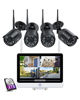 Picture of Loocam Ultra Long Distance All-in-One with 12.5inch LCD Monitor Wireless Video Surveillance System,1080P 8CH NVR 2TB HDD,4PCS Outdoor Penetration WiFi IP Camera,Night Vision,2-Way Audio,Motion Alert