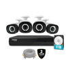 Picture of Defender Exclusive Bundle: Sentinel 4K PoE 8CH NVR Security System, 4 Metal Cameras, 2 Year Warranty, 5 x 60ft Ethernet Cables, Smart Human Detection, Audio Recording, Spotlight, Mobile App