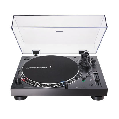 Picture of Audio-Technica AT-LP120XUSB-BK Direct-Drive Turntable (Analog & USB), Fully Manual, Hi-Fi, 3 Speed, Convert Vinyl to Digital, Anti-Skate and Variable Pitch Control Black