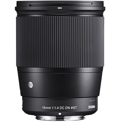 Picture of Sigma 16mm f/1.4 DC DN Contemporary Lens for Sony E (402965) Black