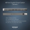 Picture of NETGEAR 48-Port Gigabit Ethernet Smart Switch (GS748T) - Managed, with 2 x 1G SFP and 2 x 1G Combo, Desktop or Rack Mount, and Limited Lifetime Protection