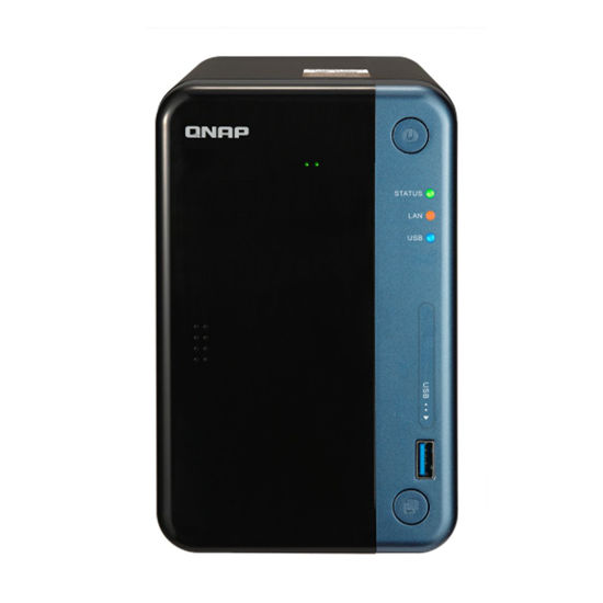 Picture of QNAP TS-253Be-2G-US 2-Bay Professional NAS. Intel Celeron Apollo Lake J3455 Quad-core CPU with Hardware Encryption