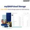 Picture of QNAP TS-233-24W-US 2 Bay Home NAS with 4TB Storage Capacity, Preconfigured RAID 1 WD Red Plus HDD Bundle, with 1GbE Ports