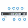 Picture of HIKVISION 16-Channel PoE 4K Network Video Recorder NVR, Embedded Plug & Play DS-7616NI-K2/16P