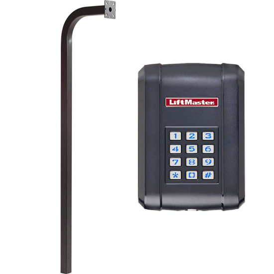 Picture of SMFE 64 Inch In-Ground Pedestal Bundle with LiftMaster KPW5 Keypad for Fast and Flexible Placement