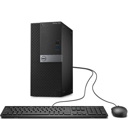 Picture of Dell OptiPlex 7050 MT Intel Core i5-7500 3.2 GHz, 16GB RAM, 256GB SSD,Built-in WiFi 6,DVD,HDMI,Keyboard & Mouse Windows 10 Pro(Renewed)